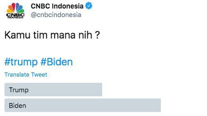Twitter CNBC Indonesia