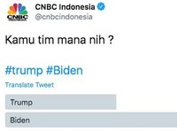 Donald Trump VS Joe Biden, Netizen RI Pilih yang Mana?