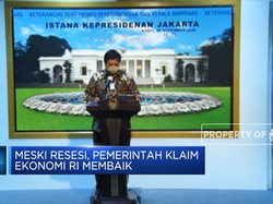 Meski Resesi, Pemerintah Klaim Ekonomi RI Membaik