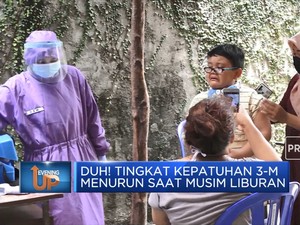 Duh! Tingkat Kepatuhan 3M Menurun Saat Musim Liburan