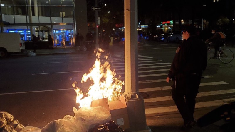 Demo Pilpres AS di New York (Kepolisian New York)