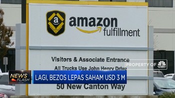 Lagi, Bezos Lepas Saham Amazon USD 3 M