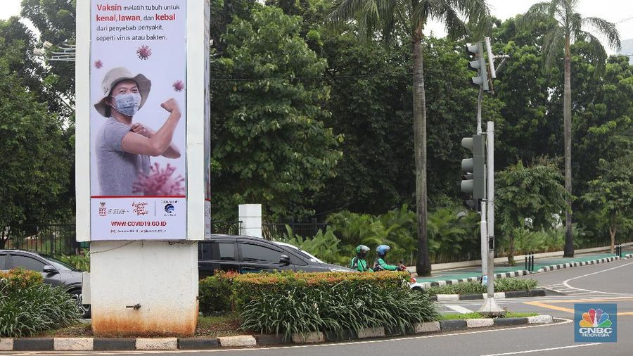 Tiang Monorel (CNBC Indonesia/Andrean Kristianto)