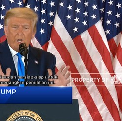 Trump Siap Tempuh Jalur Hukum Atas Perhitungan Pilpres AS