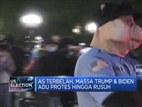 AS Terbelah, Massa Trump & Biden Adu Protes Hingga Rusuh