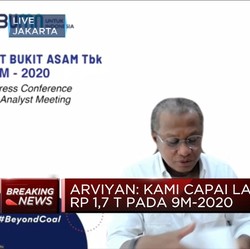 Ditopang Efisiensi, PTBA Sepanjang 9M-2020 Raih Laba Rp 1,7 T