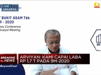 Ditopang Efisiensi, PTBA Sepanjang 9M-2020 Raih Laba Rp 1,7 T