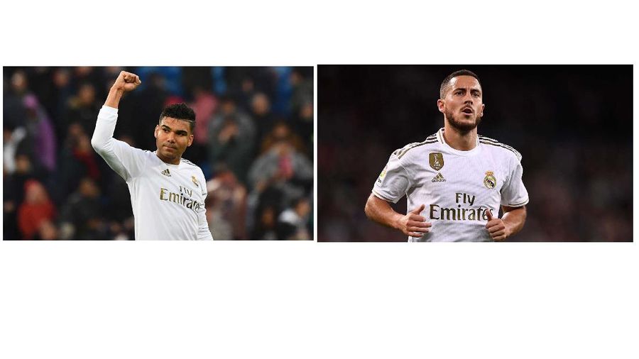 Eden Hazard & Casemiro Positif Covid-19. AP/