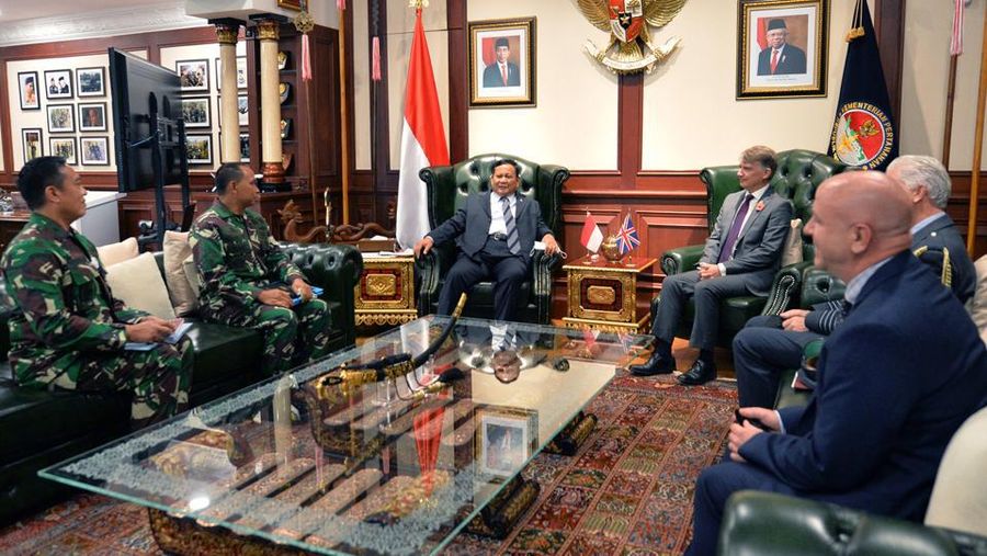 Menhan RI Terima Kunjungan Dubes Inggris (Dok. Kemhan RI)