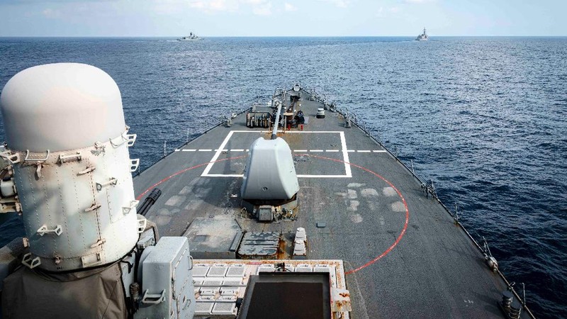 India menjamu Jepang, Australia, AS dalam latihan angkatan laut #Malabar 2020. (Tangkapan Layar Twitter @USPacificFleet)