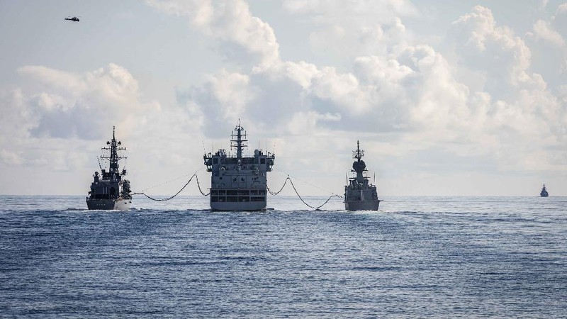 India menjamu Jepang, Australia, AS dalam latihan angkatan laut #Malabar 2020. (Tangkapan Layar Twitter @USPacificFleet)