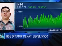 Ditutup Menguat Hampir 2%, IHSG Semakin Dekati Level 5.500