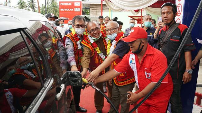 Pada Hari Pahlawan, Pertamina Resmikan 3 SPBU BBM Satu Harga