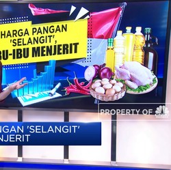 Harga Pangan 'Selangit' Ibu-Ibu Menjerit