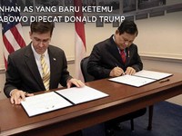 Baru Ketemu Prabowo, Menhan AS Mark Esper Dipecat Trump!