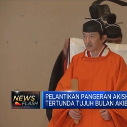 Pelantikan Putra Mahkota Jepang Setelah Tertunda 7 Bulan