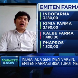 Sentimen Vaksin Pfizer, Katalis Tambahan Bagi Emiten Farmasi