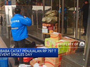 Alibaba Catat Penjualan Rp 797 Triliun Di Event Singles Day