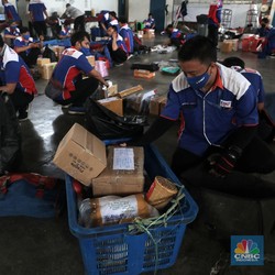 Intip Potret Kesibukan Jasa Ekspedisi Saat Harbolnas 11.11