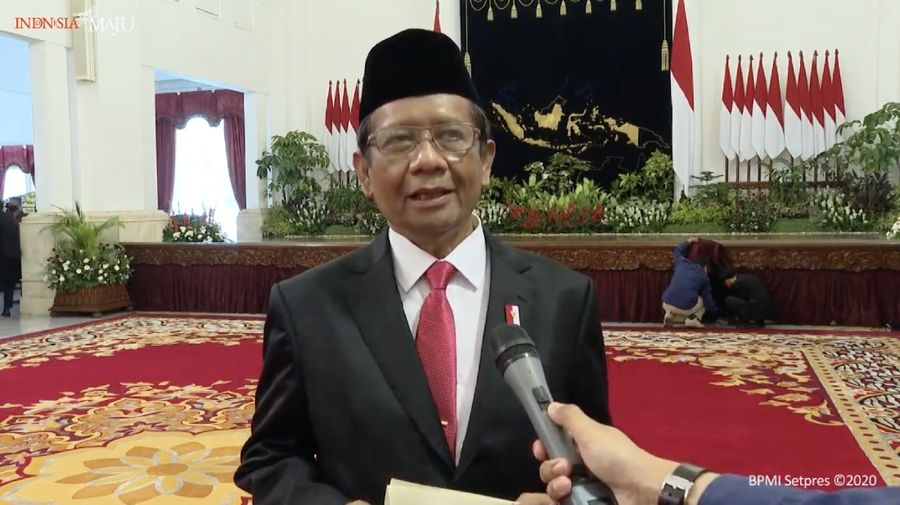 Keterangan Pers Menkopolhukam, Mahfud MD (Tangkapan Layar Youtube Sekretariat Presiden)