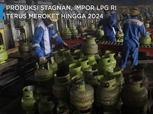 Produksi Stagnan, Impor LPG RI Terus Meroket Hingga 2024