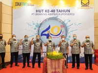 Walau Pandemi, Brantas Abipraya Semangat Rayakan HUT ke-40