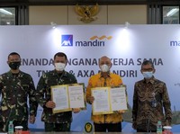 AXA Mandiri Jamin Asuransi Bagi 820 Crew Penerbangan TNI AD