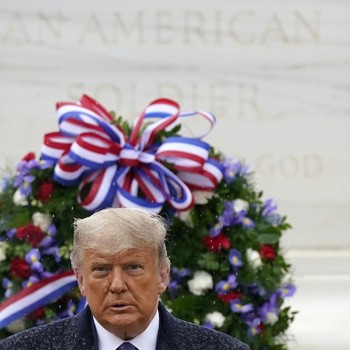 Melihat Penampakan Perdana Trump di Publik Usai Pilpres AS