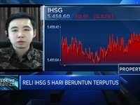Reli Terputus, IHSG Ditutup Terkoreksi Hampir 1%