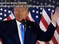 Ada Militer China, Trump Larang Investasi di 31 Perusahaan