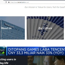Pandemi, Tencent Bukukan Pendapatan 45% (yoy)