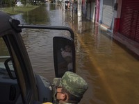 Miris! Ada Penjarahan di Tengah Banjir Meksiko