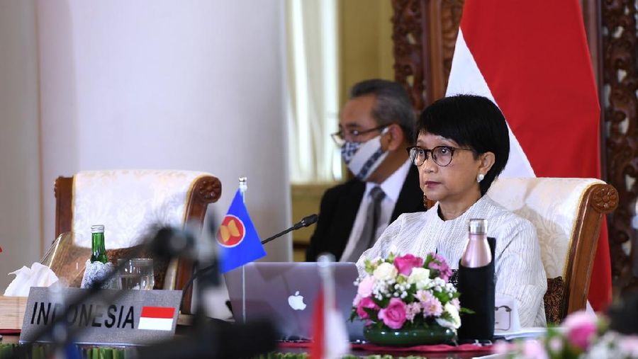 Keterangan Menteri Luar Negeri, Retno Marsudi di Istana Kepresidenan Bogor, 14 November 2020. (Foto: Muchlis Jr - Biro Pers Sekretariat Presiden)