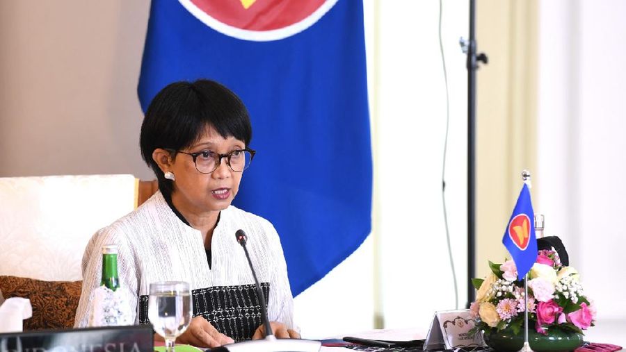 Keterangan Menteri Luar Negeri, Retno Marsudi di Istana Kepresidenan Bogor, 14 November 2020. (Foto: Muchlis Jr - Biro Pers Sekretariat Presiden)