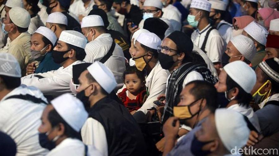 Pernikahan Putri Habib Rizieq (Ari Saputra/Detikcom)