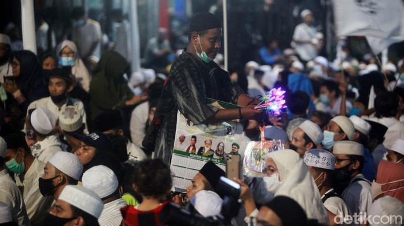 Pernikahan Putri Habib Rizieq (Ari Saputra/Detikcom)