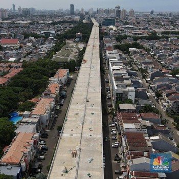 Penampakan Terbaru dari Udara Proyek 6 Tol Dalam Kota Jakarta