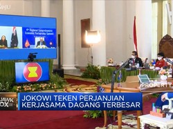 Jokowi Teken Perjanjian Kerjasama Dagang RCEP
