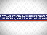Protokol Kesehatan Pengelola Restoran, Kafe, & Warung Makan