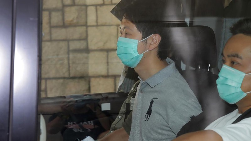 3 eks anggota parlemen Hong Kong ditangkap. (AP/Vincent Yu)