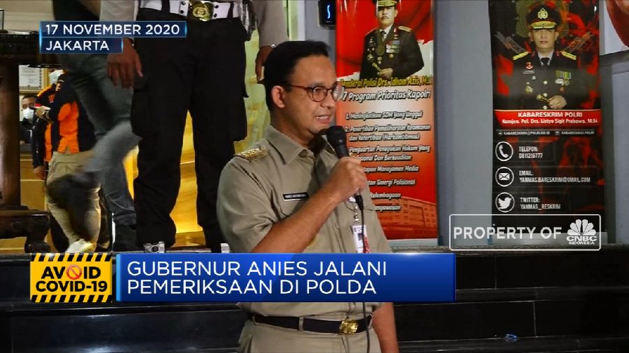 Anies Dicerca 33 Pertanyaan Soal Kerumunan Massa FPI (CNBC Indonesia TV)