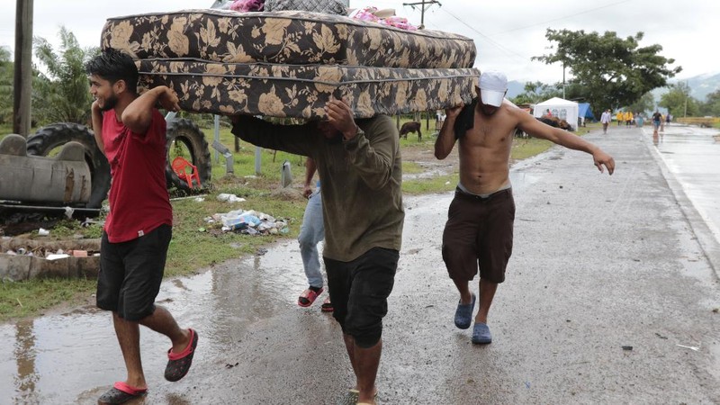 Badai Iota di Amerika Tengah. (AP/Carlos Herrera)