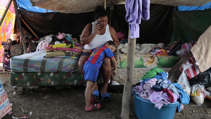 Badai Iota di Amerika Tengah. (AP/Carlos Herrera)