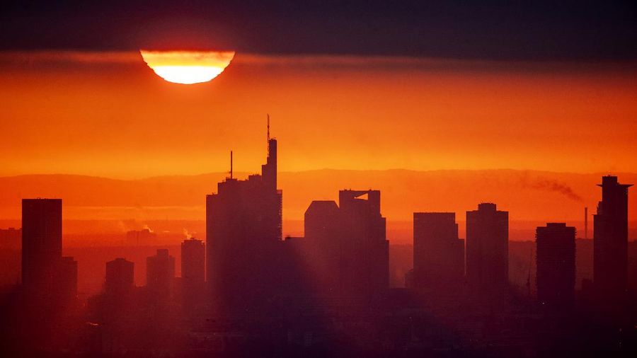 Ilustrasi Ekonomi Jerman. (AP/Michael Probst)