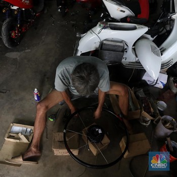Intip Sulap Motor Tua Jadi Kendaraan Listrik