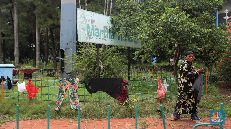 Taman Martha Tiahahu. (CNBC Indonesia/Andrean Kristianto)