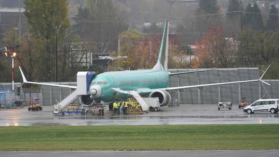 Boeing 737 Max dapat kembali mengudara setelah Administrasi Penerbangan Federal Amerika Serikat (FAA) mengeluarkan izin pada Rabu (18/11/2020). (AP/Ted S. Warren)