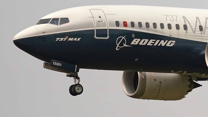 Boeing 737 Max dapat kembali mengudara setelah Administrasi Penerbangan Federal Amerika Serikat (FAA) mengeluarkan izin pada Rabu (18/11/2020). (AP/Ted S. Warren) Boeing 737 Max dapat kembali mengudara setelah Administrasi Penerbangan Federal Amerika Serikat (FAA) mengeluarkan izin pada Rabu (18/11/2020). (AP/Ted S. Warren)