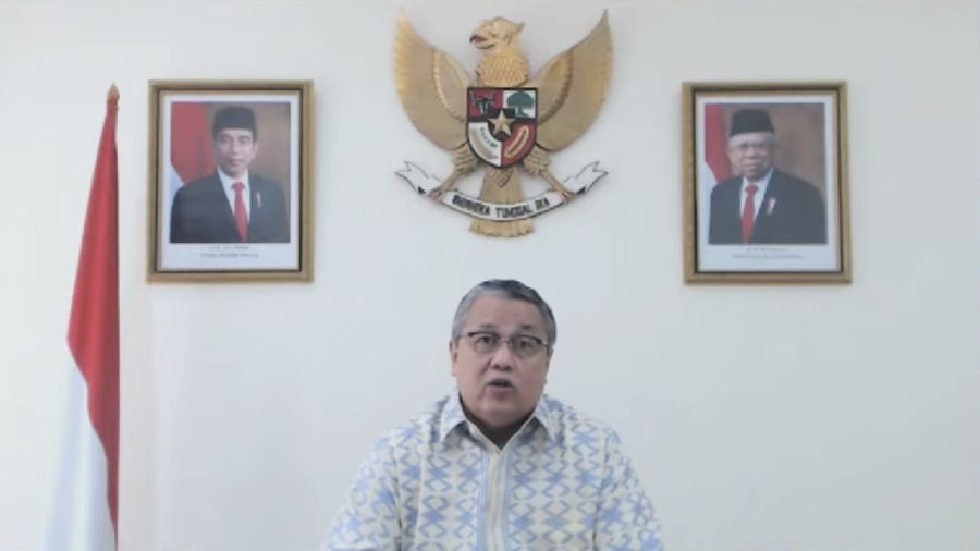 Live Streaming Pembacaan Hasil Rapat Dewan Gubernur Bulanan BI November 2020 Cakupan Triwulanan. (Tangkapan layar youtube BI)