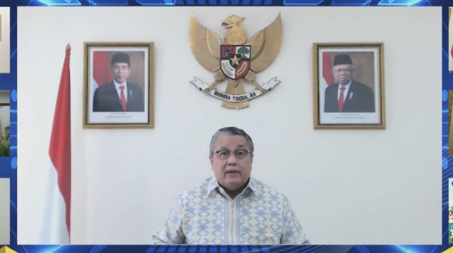 Live Streaming Pembacaan Hasil Rapat Dewan Gubernur Bulanan BI November 2020 Cakupan Triwulanan. (Tangkapan layar youtube BI)